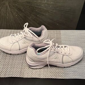 Dr. Scholl's white and grey sneakers. 8.5W. Perfect condition, very lightweight